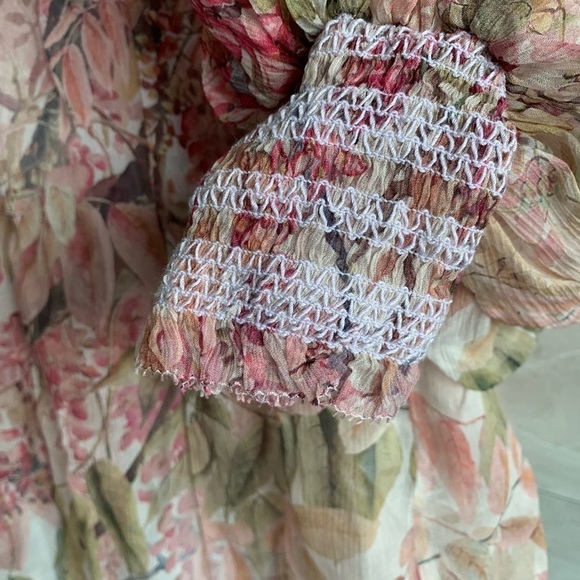 ZIMMERMANN Botanica Smocked-Yoke Blouse - Picture 4 of 13